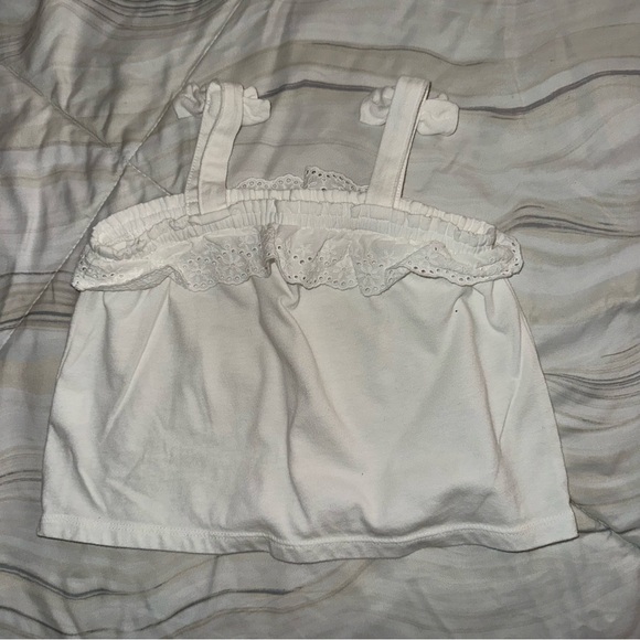 The Children's Place White‎ Top and Navy Shorts Set - Picture 6 of 7